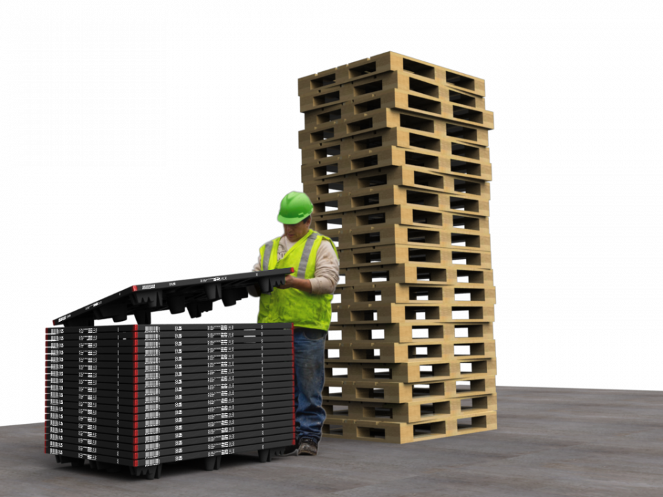 Sustainable, trackable pallets off to UK, Europe Export and Trade